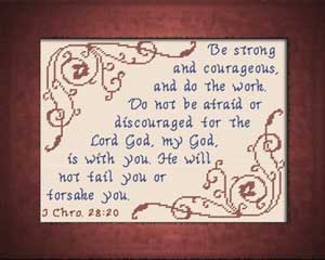 God is With You - I Chronicles 28:20